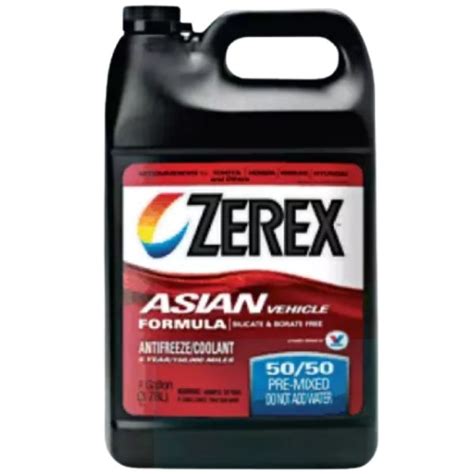 Valvoline Zerex Asia Vehicle Afc Rtu Greatocean