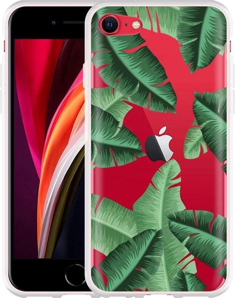 Cazy Hoesje Geschikt Voor Iphone Se Palm Leaves Bol