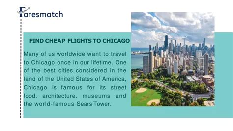 PPT - Find Cheap Flights to Chicago - FaresMatch PowerPoint ...