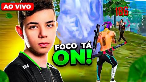 O FOCO TA ON FREE FIRE AO VIVO LOUD THURZIN YouTube