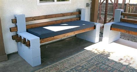 How To Build Patio Furniture With Cinder Blocks - Patio Ideas