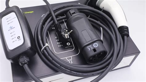 Type 2 Plug Evse Ev Charger Level 2 32a Portable Electr 22kw 380v