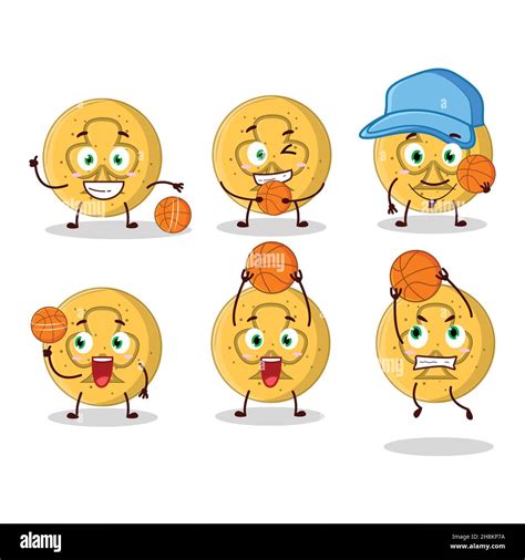 Talented Dalgona Candy Trefoils Cartoon Character As A Basketball