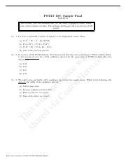 Final Sample Pdf Pstat Sample Final Fall Instructions