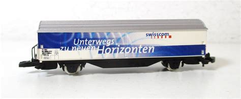 Spur Z Märklin mini club 8657 911 Güterwagen Swisscom SBB CFF 5885E