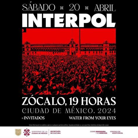 Interpol en el Zócalo de la CDMX abril 2024 Dónde Hay Feria