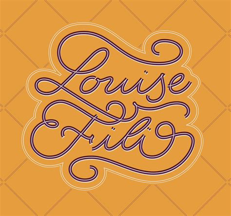 Louise Fili Lettering Tribute on Behance