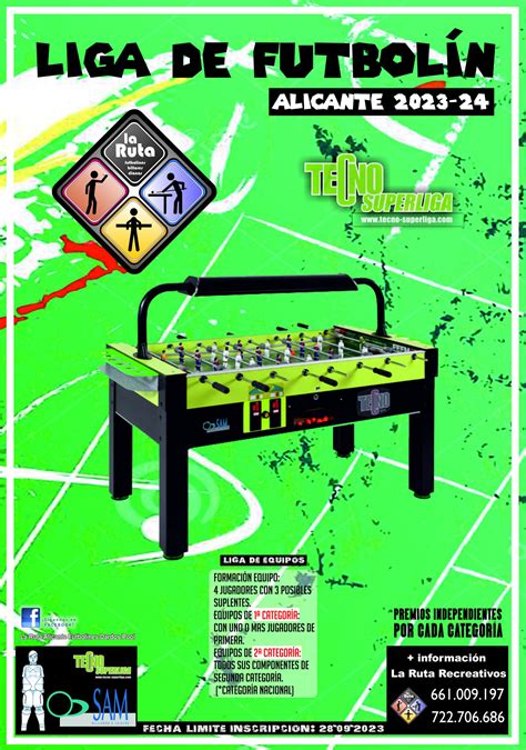 LIGA DE FUTBOLÍN ALICANTE - tecno-superliga