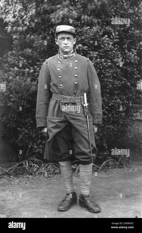 French Soldier Great War Ww1 Stock Photo Alamy