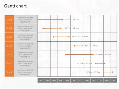 Gantt Chart PowerPoint Template