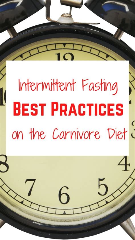 This Post Covers Intermittent Fasting BEST PRACTICES Applicable To The