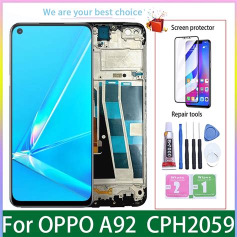 Digitizer Assembly Replacement Oppo A92 Lcd Original Display Oppo