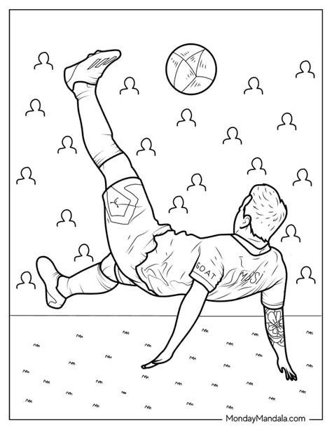 20 Lionel Messi Coloring Pages Free PDF Printables Lionel Messi