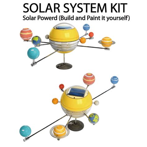 Solar Powered Solar System Planetarium Kit