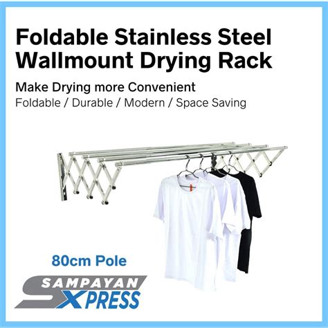 Sampayan Xpress Balcony Stainless Steel Clothes Drying Rack Foldable