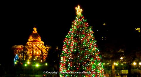 Boston Christmas Tree Lighting Events Schedule 2017 Boston Discovery