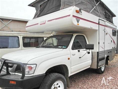 MOTORHOME Toyota Hilux 5-Speed Diesel, Safari Pop Top Conversion for ...