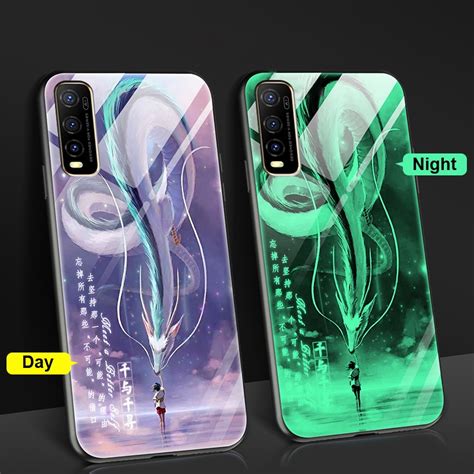 Case Vivo Y20i Anime Spirited Away Luminous Hard Case Vivo Y20i 2021