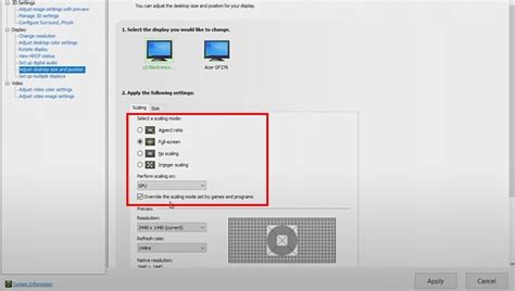 Adjust Desktop Size And Position Windows 10 Plae