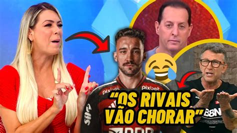 Neto PASSANDO VERGONHA AO VIVO e ANTIS se RENDENDO ao FLAMENGO Léo