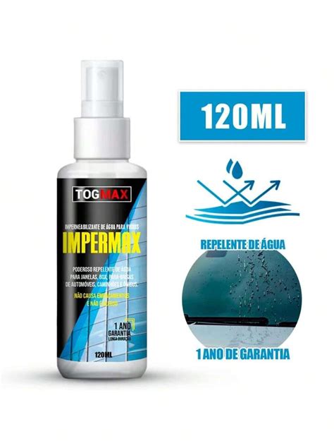 Impermax Repelente Água Vidro 500ml Cristalizador De Vidros Para Brisa