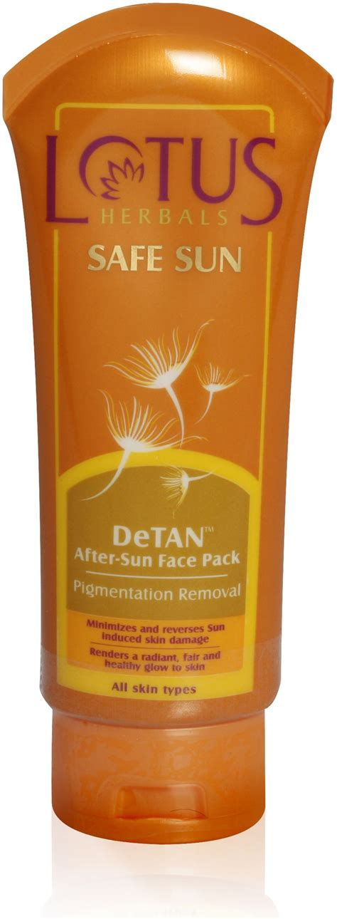 Lotus Herbals Safe Sun De Tan Face Pack Price In India Buy Lotus