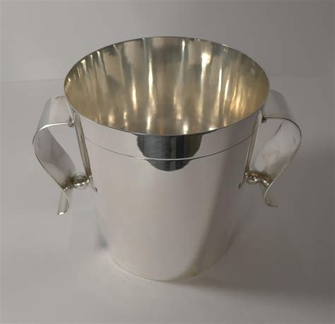 Rare Christofle Gallia Art Deco Wine Cooler Champagne Bucket By Luc