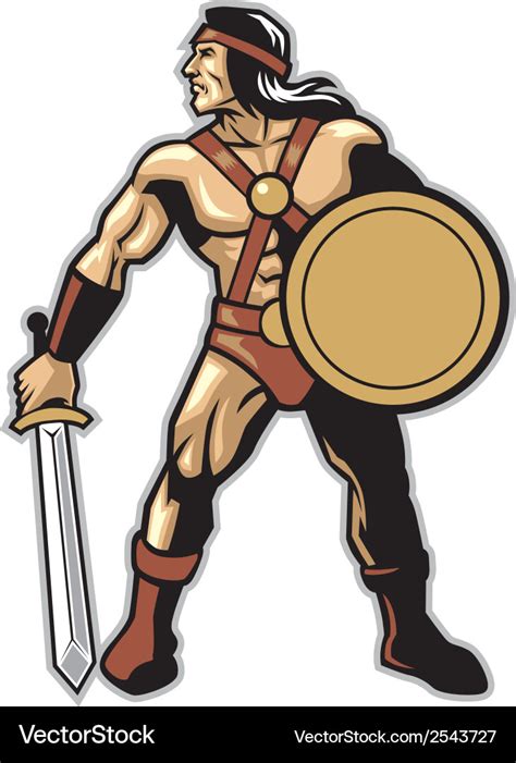 Warrior Royalty Free Vector Image Vectorstock