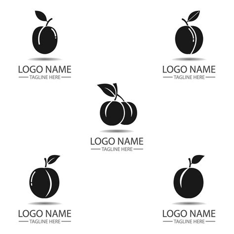 plum logo vector icon design template 4601432 Vector Art at Vecteezy