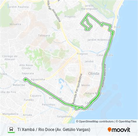 881 ti xambá rio doce av getúlio vargas Route Schedules Stops Maps