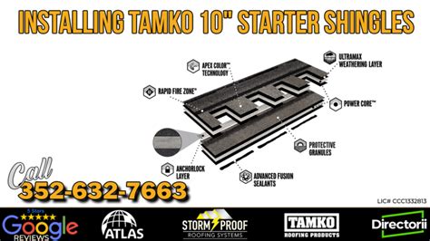 How To Install TAMKO 10" Starter Shingles