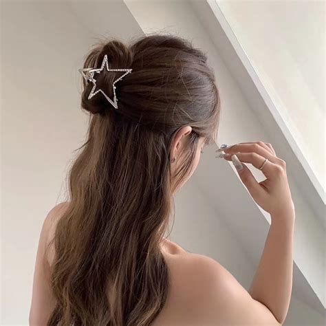 Jual Town Shell Starlove Metal Korean Hair Claw Jepit Rambut Korea