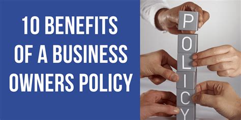 10 Benefits Of A Business Owners Policy Hfc Insurance Insurance Agency Lancaster Sc