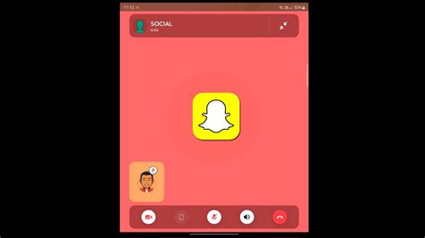 Snapchat Incoming Call On Samsung Galaxy Z Fold 3 Screen Video YouTube