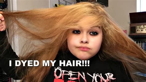 I Dyed My Hair Ashlee Grimm Youtube