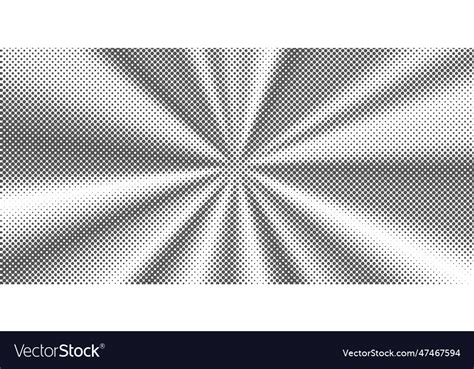 Sun rays halftone background white and grey Vector Image