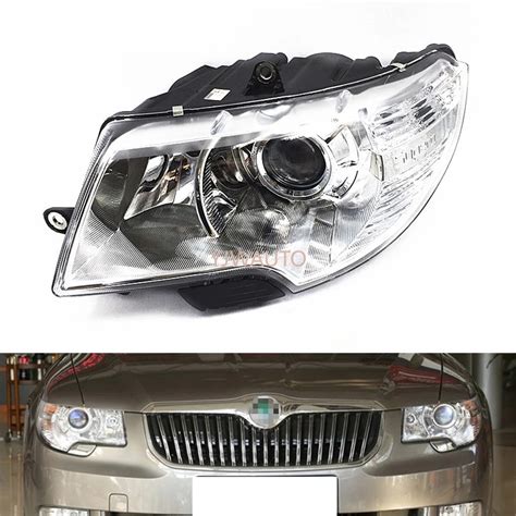 Headlight Assembly For Skoda Superb 2009 2013 Car Headlight Assembly