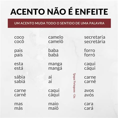 Para De Parar Tem Acento - Verbo Parar Tem Acento - RETOEDU