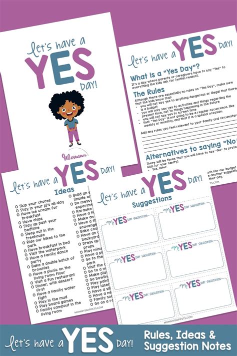 Yes Day Printable