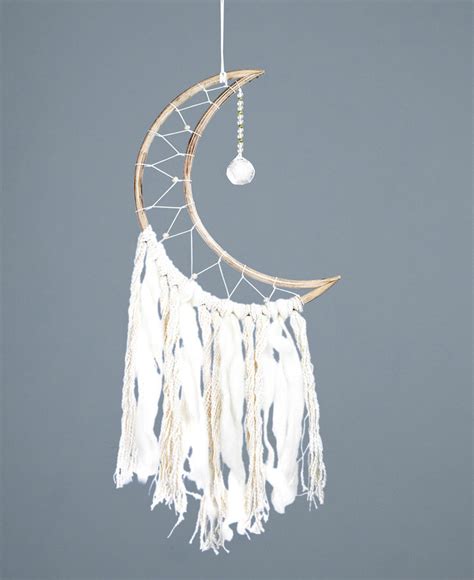 Crescent Moon Dream Catchers Multiple Sizes Cultural Elements