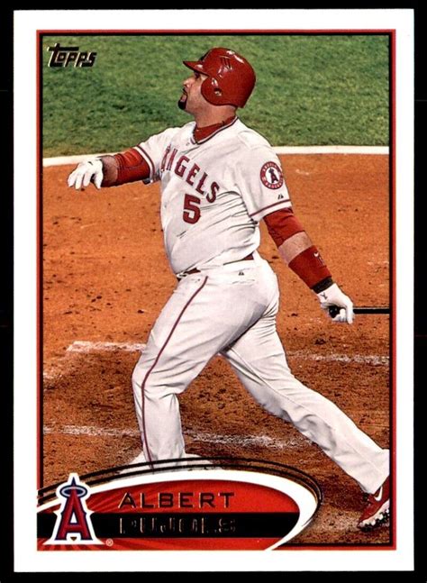 2012 Topps Albert Pujols Los Angeles Angels 331 EBay