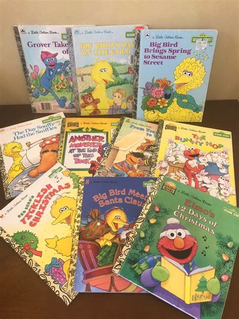 Sesame Street Little Golden Books Sesame Street 80s Books - Etsy