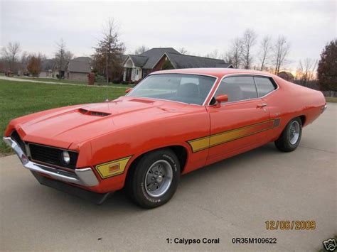 Calypso Coral Vermilion Ford Torino De