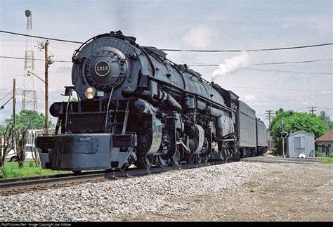 N&W 1218 Norfolk & Western Steam 2-6-6-4 at Huntingburg, Indiana by Joe ...