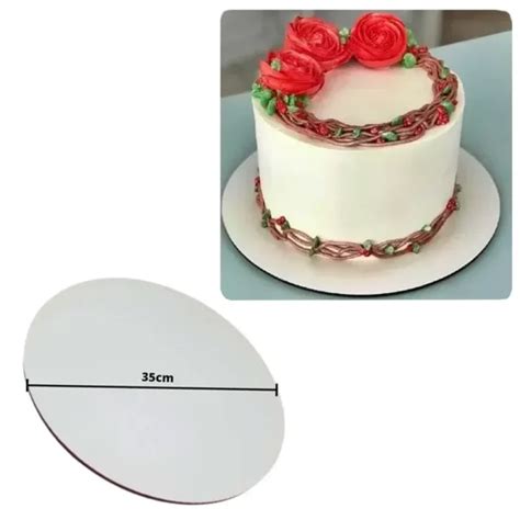 Cake Board 30cm Para Bolo Confeitaria Em MDF 3mm Tabuleiro Uno Lupel