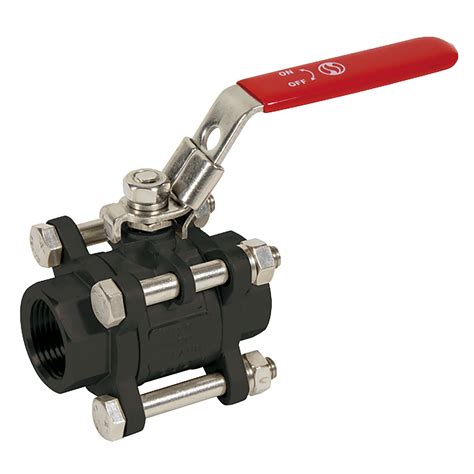 Bsp Piece Carbon St Ball Valve Pn The Fluid Power Catalogue