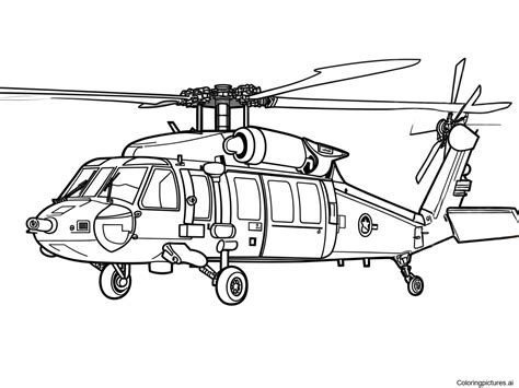 how to draw army helicopter