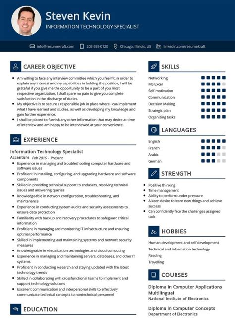 Professional Resume Samples In Resumekraft