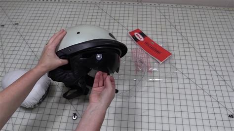 How To Replace The Visor On A Motorcycle Helmet Youtube