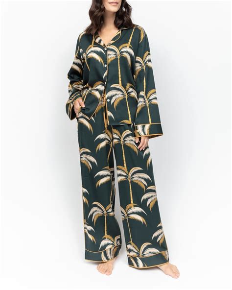 Pimlico Palm Print Pyjama Set TKD Lingerie